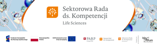 Logotyp Rada Sektorowa ds. Kompetencji Life Sciences